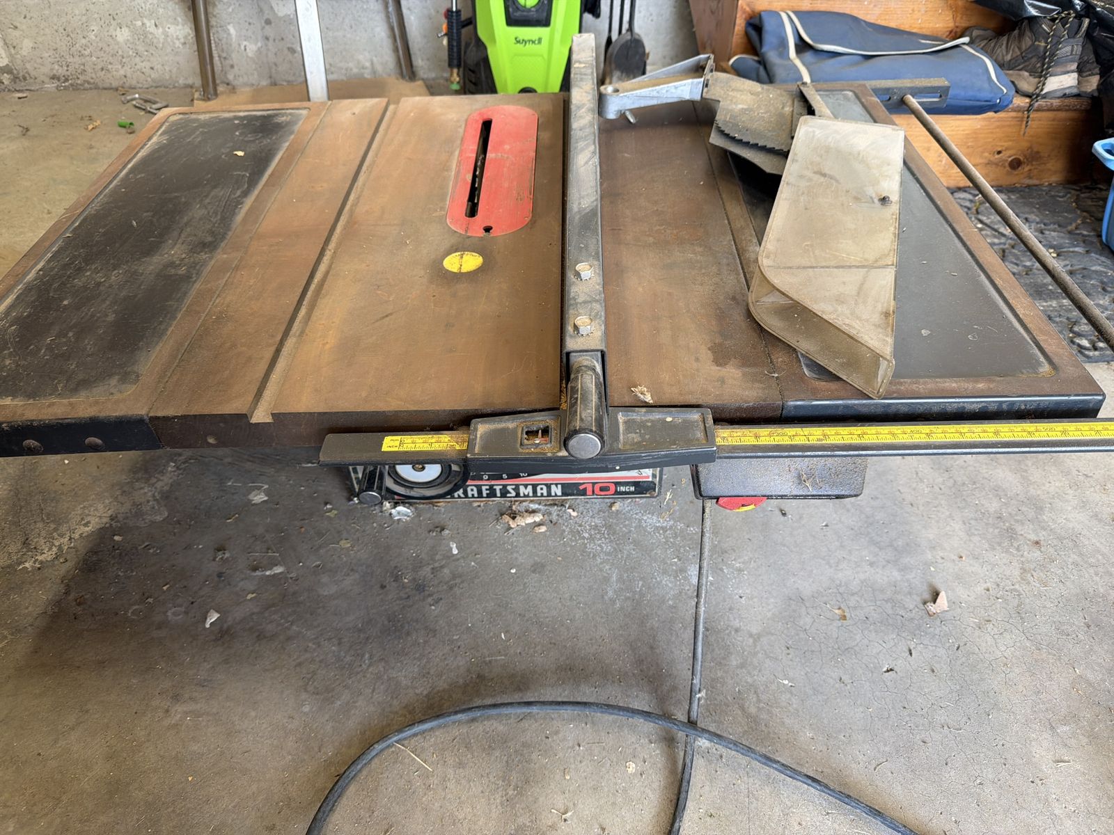 Craftsman 10-Inch Table Saw - Vintage Woodworking Power Tool (FREE)