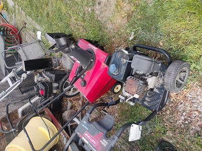 snow blower and pressure washer