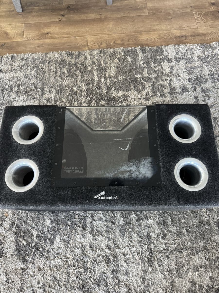 AudioPipe APBP-12 1500W Dual 12" Bandpass Car Subwoofer Box Enclosure