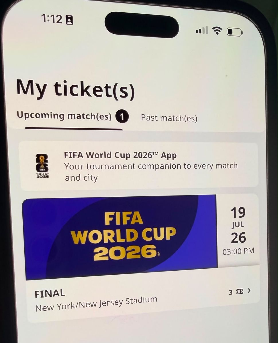 FIFA World Cup 2026 Final Tickets (3) - New York/New Jersey Stadium - July 19th