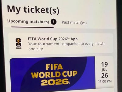 FIFA World Cup 2026 Final Tickets (3) - New York/New Jersey Stadium - July 19th