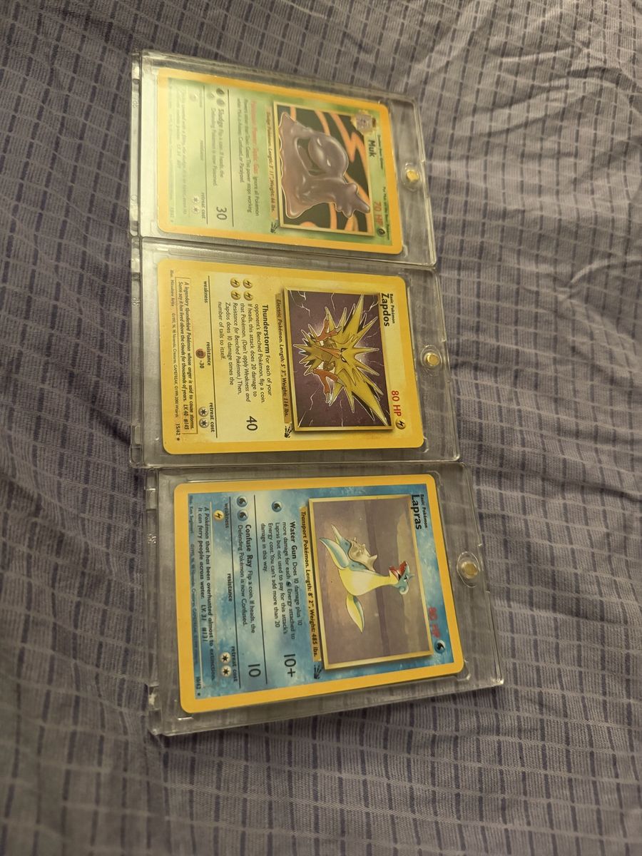 Pokémon fossil holo set