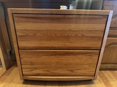 Oak Filing Cabinet