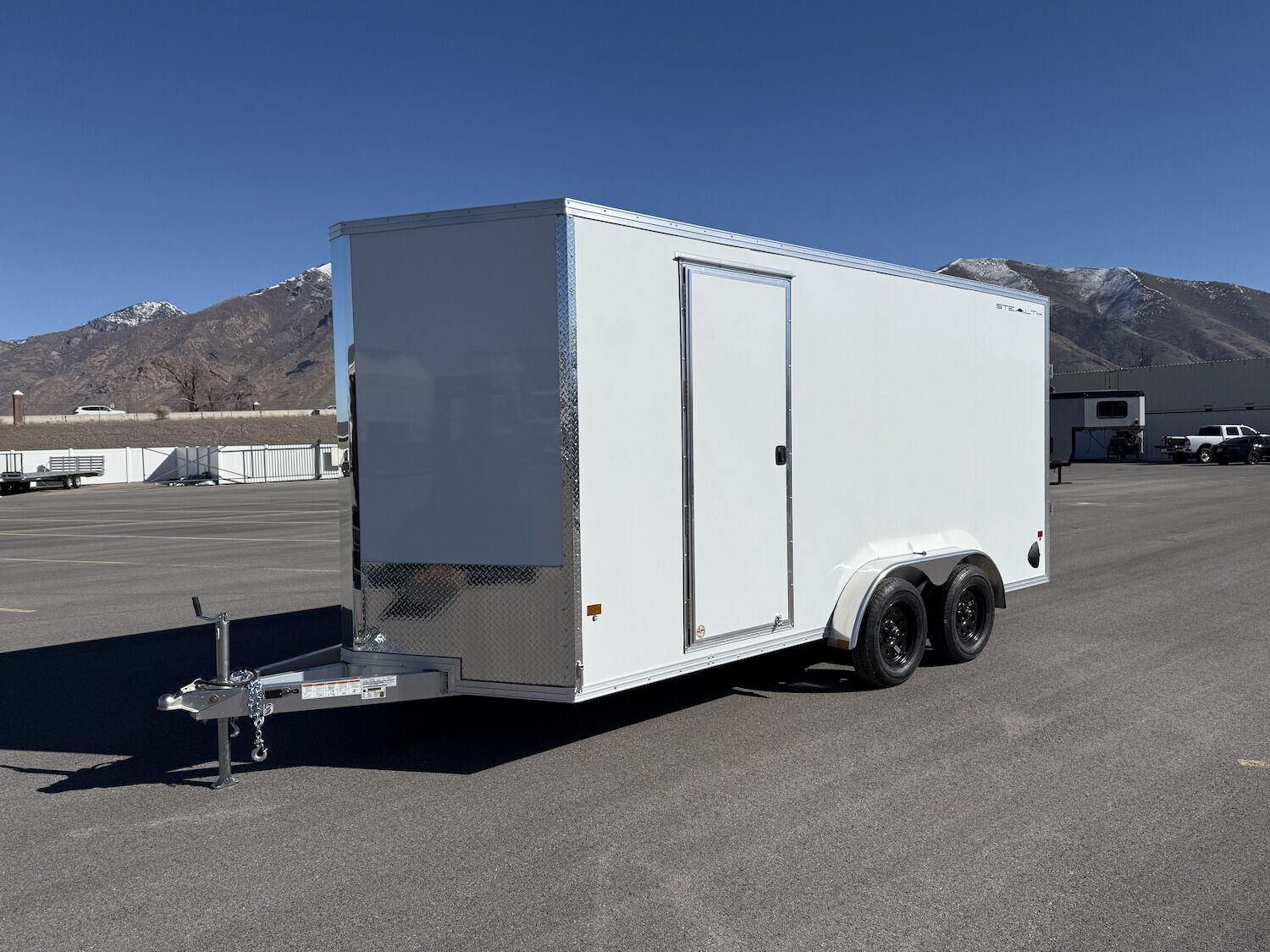 2025 Alcom Stealth 7.4x16 TRUE 7' INTERIOR WIDTH