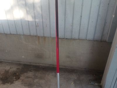 Heavy-Duty Landscape Rake / Grading Rake with Long Handle. 36" wide rake