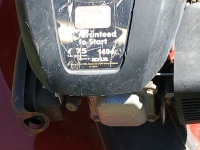 Toro Recycler 22-in Gas Self-propelled lawn mower with Kohler Engine.
