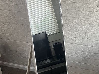 Full-Length Standing Mirror - White Frame