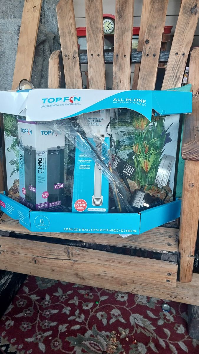 Topfin underwater worlds 6 gallon