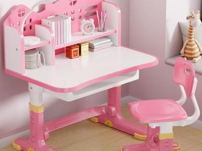NEW Kids Desk and Chair Set Height Adjustable