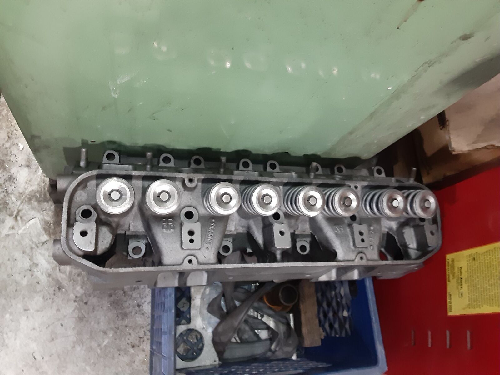 1962 or 63 Mopar Max Wedge heads Cast # 2402286