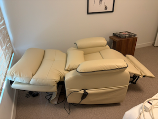 Deluxe Power Lift Recliner - Leather, Heat, Massage, Wireless Charging