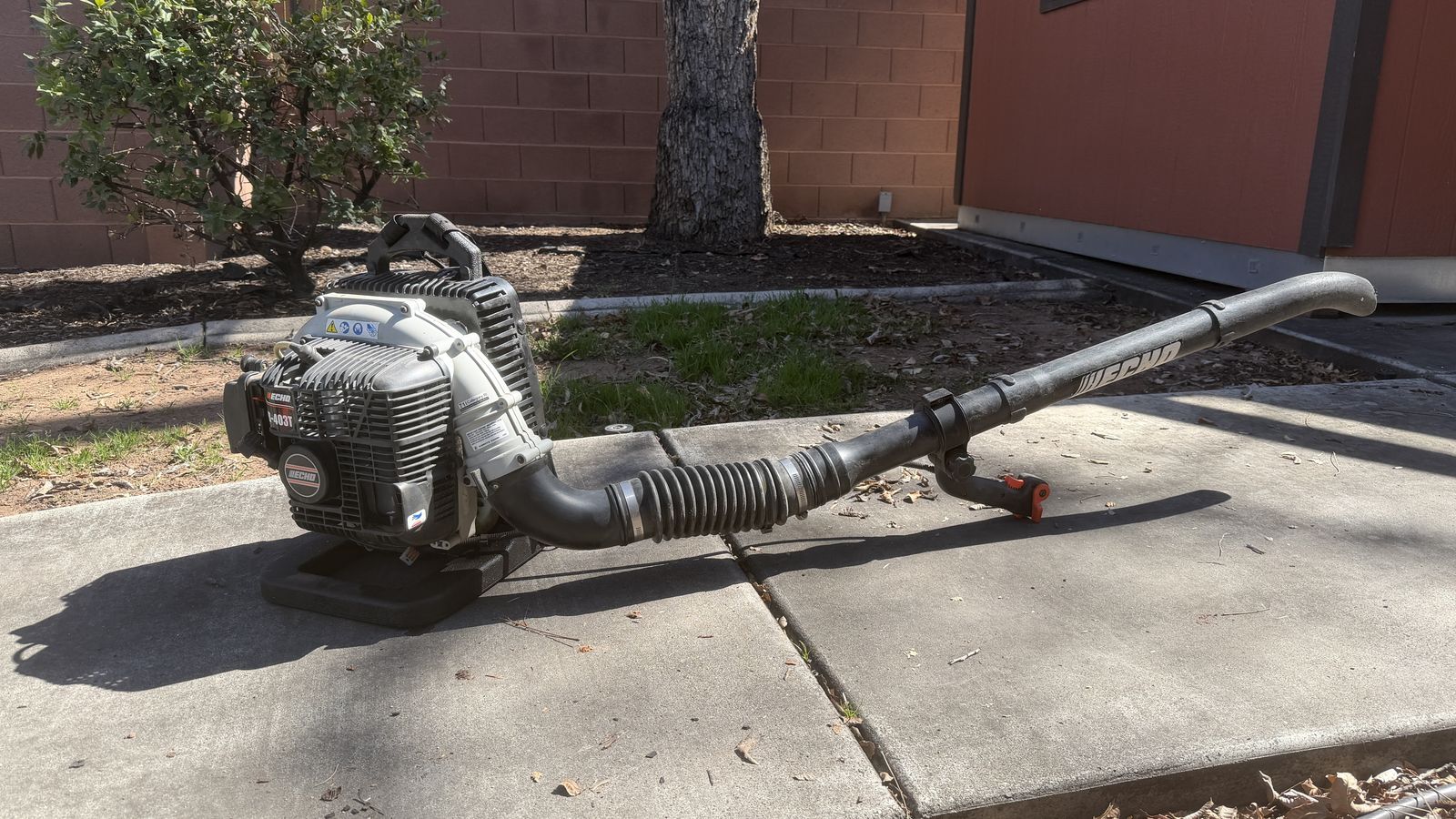 Echo PB-403T Backpack Leaf Blower - Working