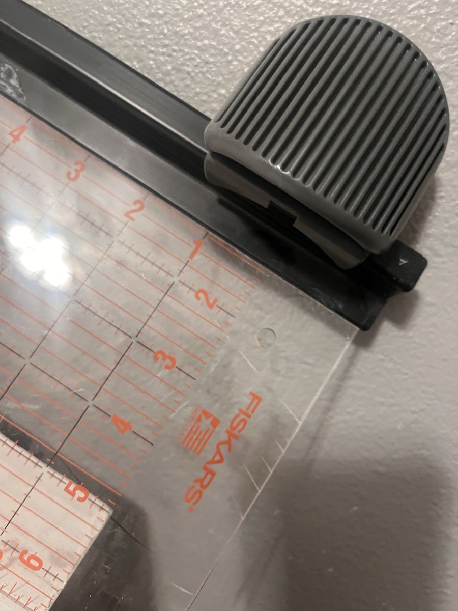 Fiskars Rotary Cutter and Ruler Combo - 24" x 6" Fabric Cutter with Gridlines