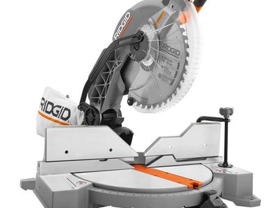 Rigid 15 Amp Corded 12 in. Dual Bevel Miter Saw