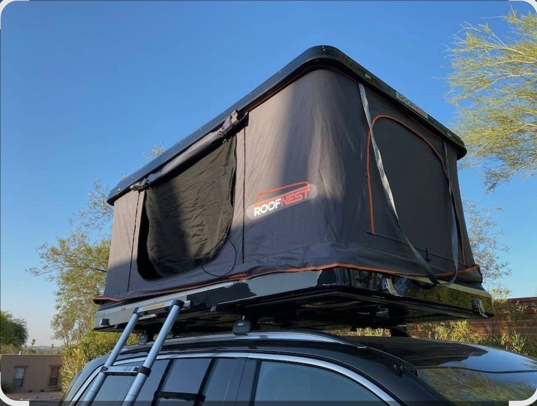 Custom Off-Road Camping Trailer with roofnest Roof