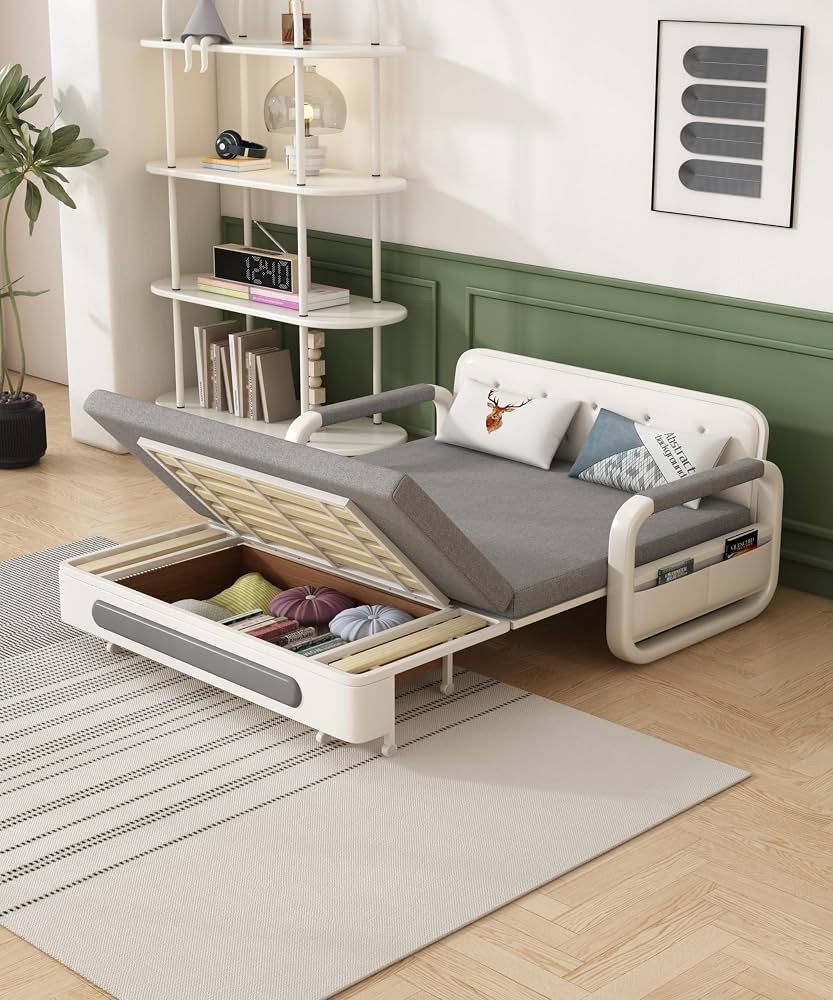 Pull-out sofa bed - Futon for living room and small spaces