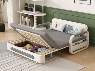 Pull-out sofa bed - Futon for living room and small spaces
