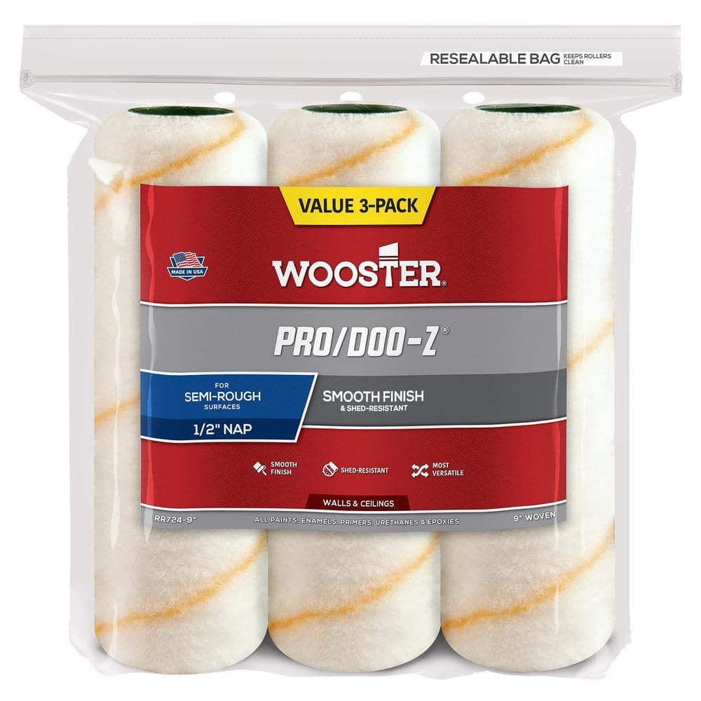 3 Boxes of Wooster Roller Covers