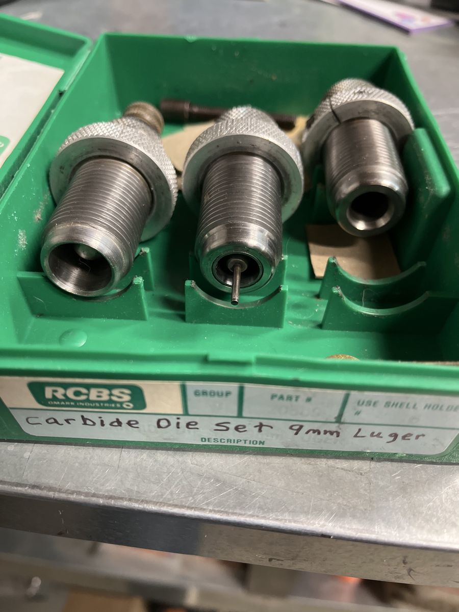 9mm Luger 3 Die Set.