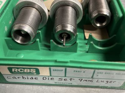 9mm Luger 3 Die Set.