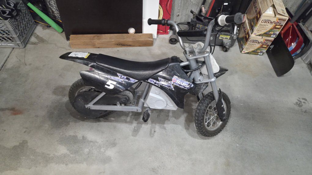 Razor MX350 Dirt Rocket Electric Motocross Bike - Black, Youth Size