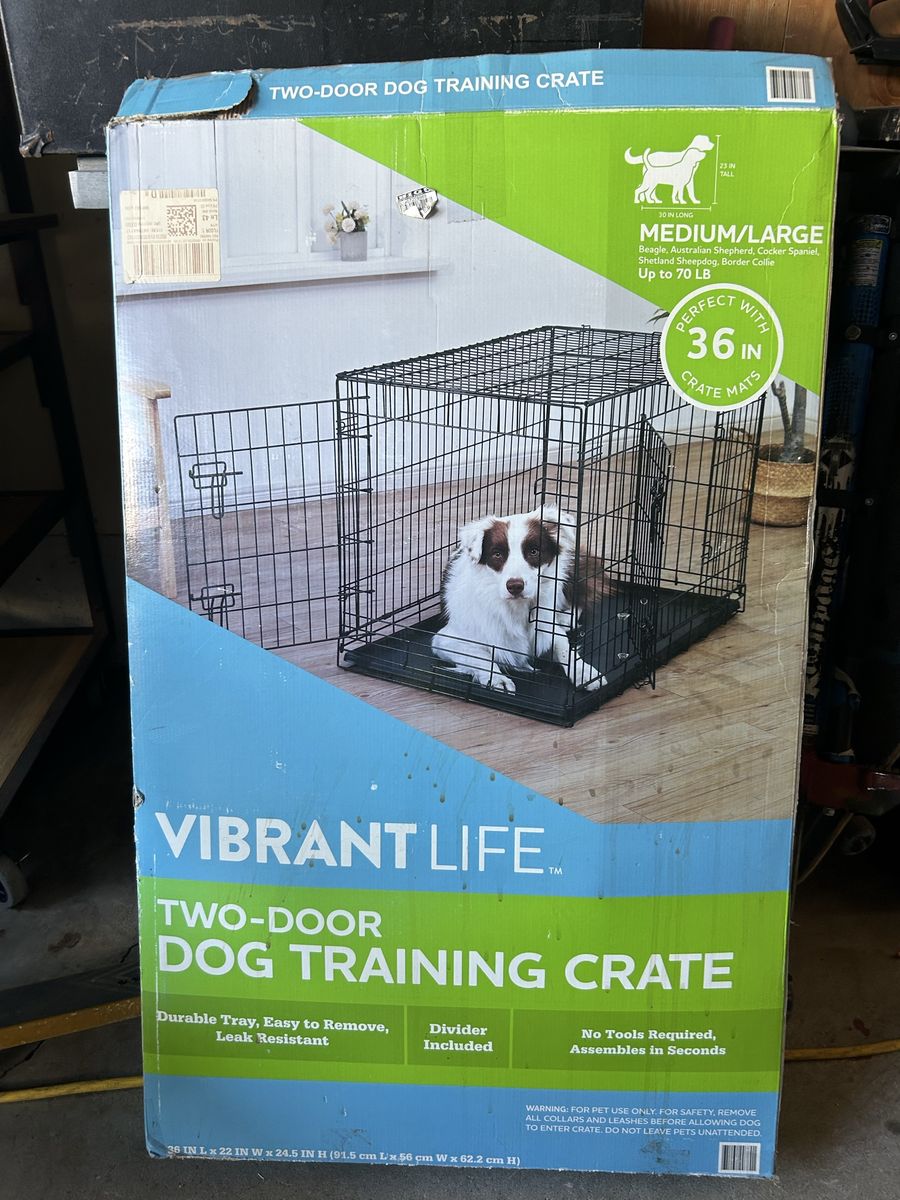 Dog training crate