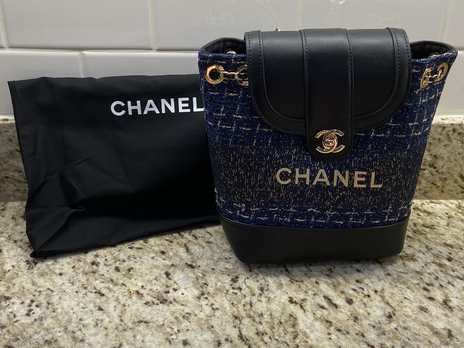GWP Chanel Tweed Backpack