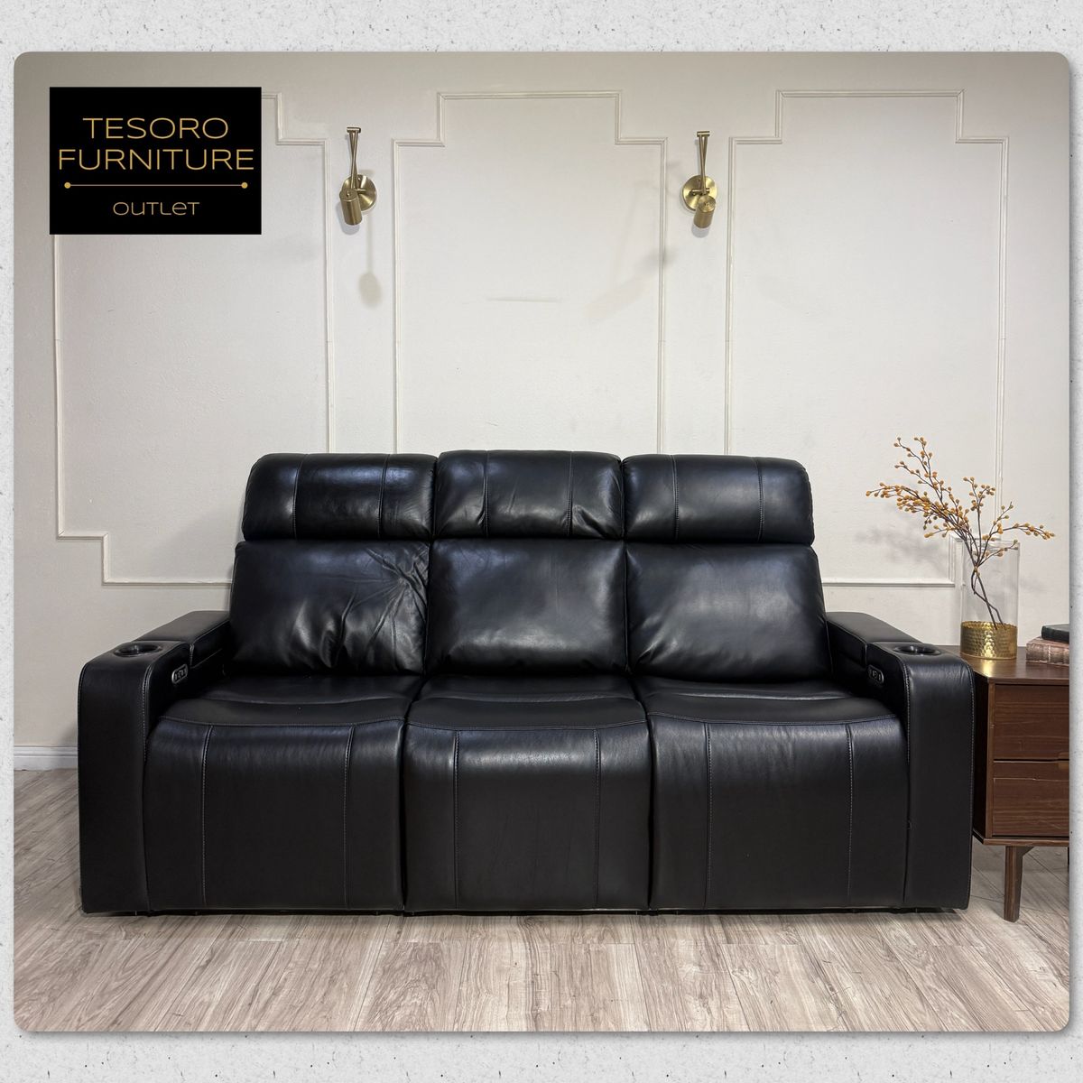 ASHTON LEATHER RECLINER SOFA