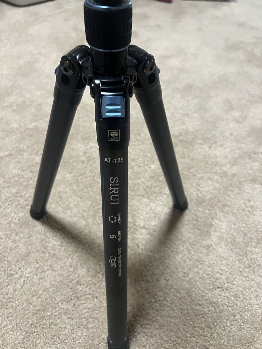 Sirui AT-125 Carbon Fiber 5-Section Travel Tripod with Ball Head
