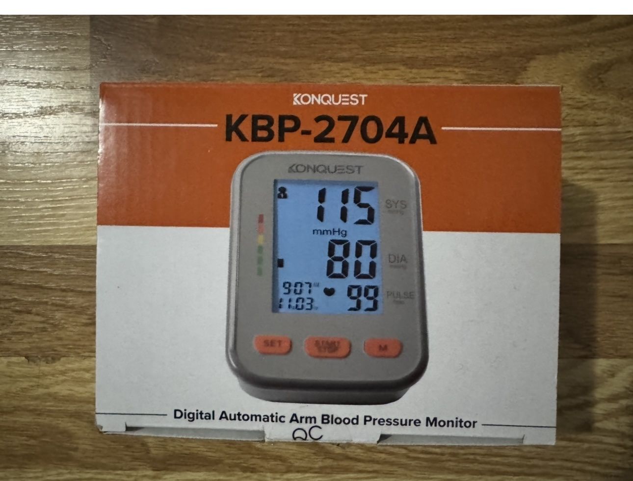 New Konquest KBP-2704A Digital Automatic Arm Blood Pressure Monitor - Clinically Accurate