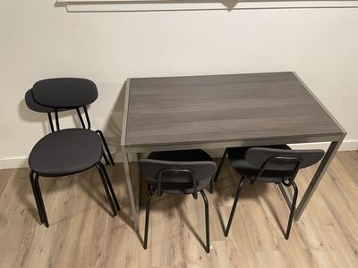 Small dining room table and chairs