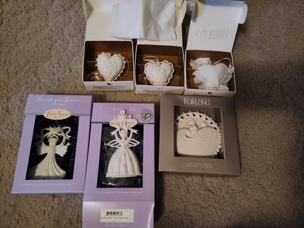Margaret furlong angel ornaments