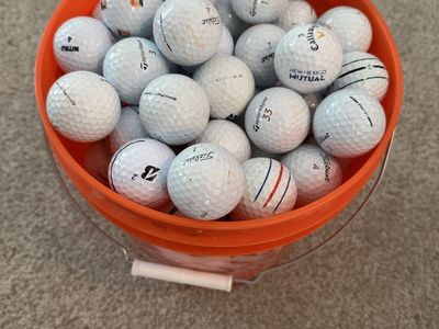 120 Golf Balls in 2 gallon bucket