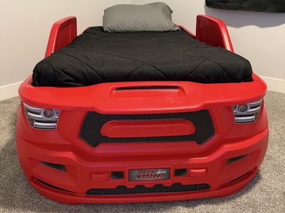 Step2 Red Race Car Twin Bed Twin Size, Great Condition, Fun Kids Furniture
