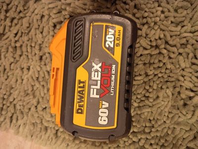 DeWalt 60v max flex volt lithium ion 9AH battery