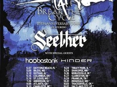 Staind Break The Cycle 25th Anniversary Tour Tickets - Utah First Amphitheatre - Oct 7th