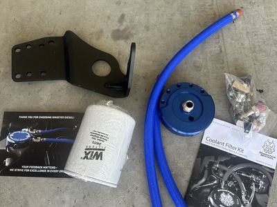 Sinister diesel coolant filtration for 2013-2018 ram