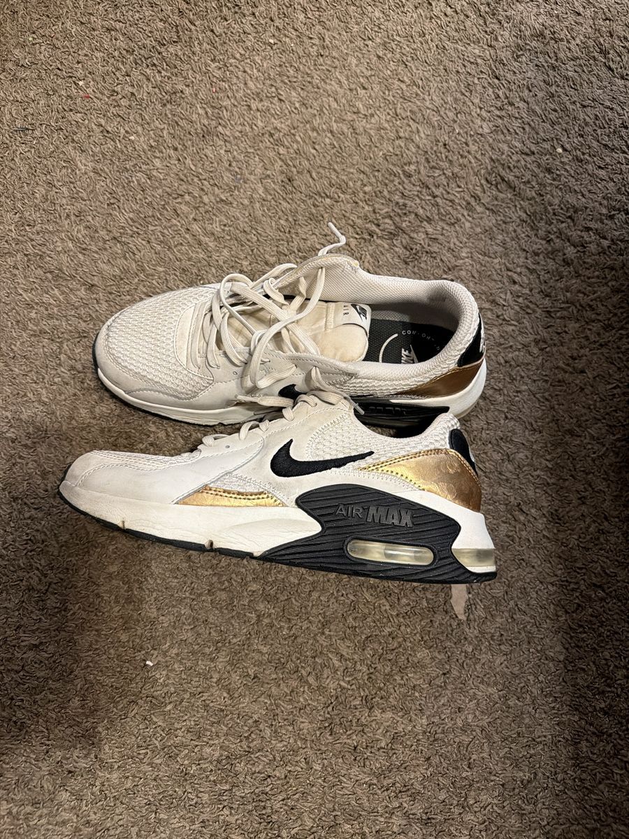 Women's Nike Air Max Excee Phantom Metallic Gold shoes