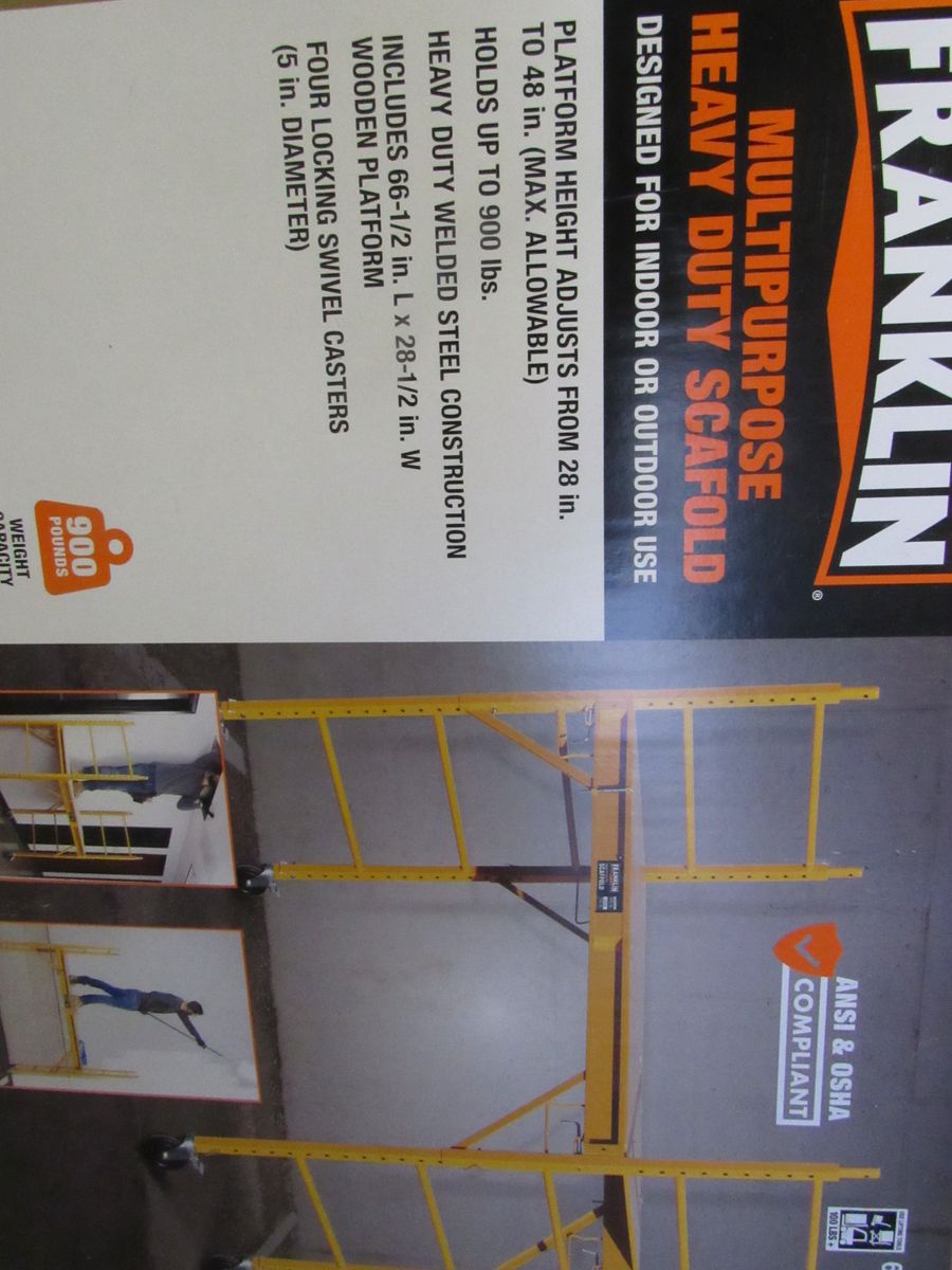 Franklin 900 lb. Capacity Multipurpose Scaffolding