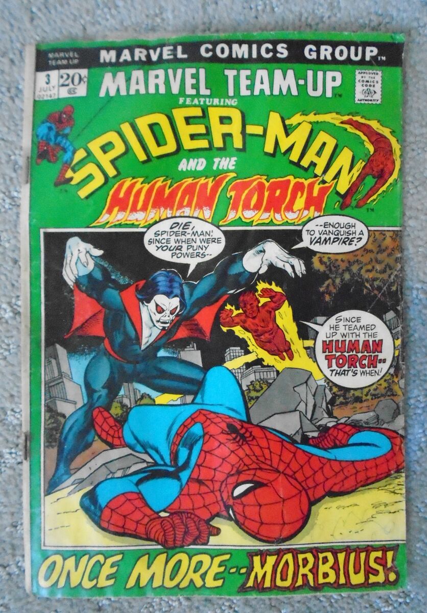 Spider-Man and Human Torch #3, Comic Book July 1972 (02147)  Morbius Appearance
