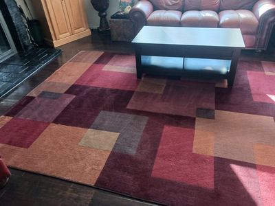 Three large matching area rugs