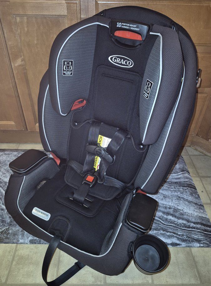 Clean! Graco Milestone All-in-1 Convertible Car Seat 5-100lbs Infant Toddler Kid