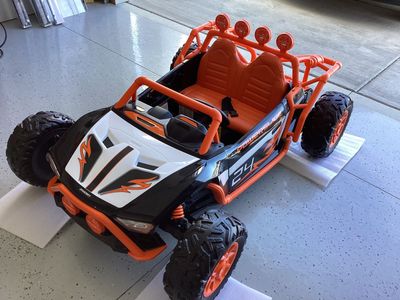 Brand New - Dynacraft Powerslide 24V Ride-On UTV - Black/Orange - assembled and ready to go