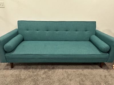 Blue Couch Futon