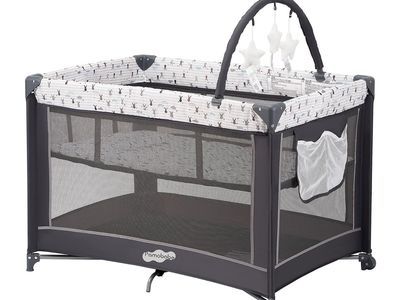 New Pamo Babe Pack and Play with Bassinet, Portable Playard for Baby