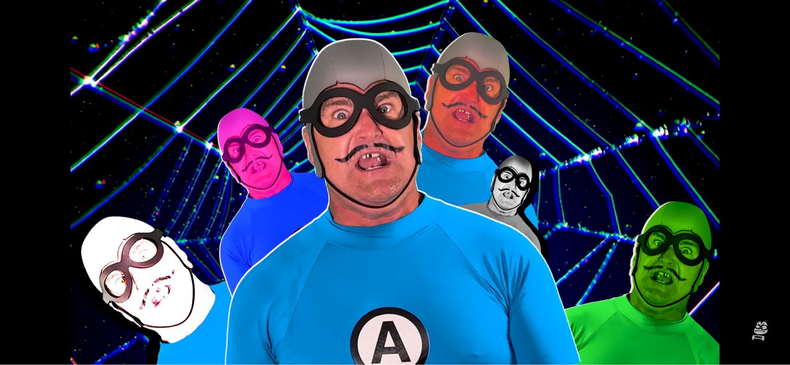 The Aquabats "Spider Love" Music Video Costumes & Spider Props Set!