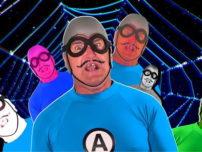 The Aquabats "Spider Love" Music Video Costumes & Spider Props Set!