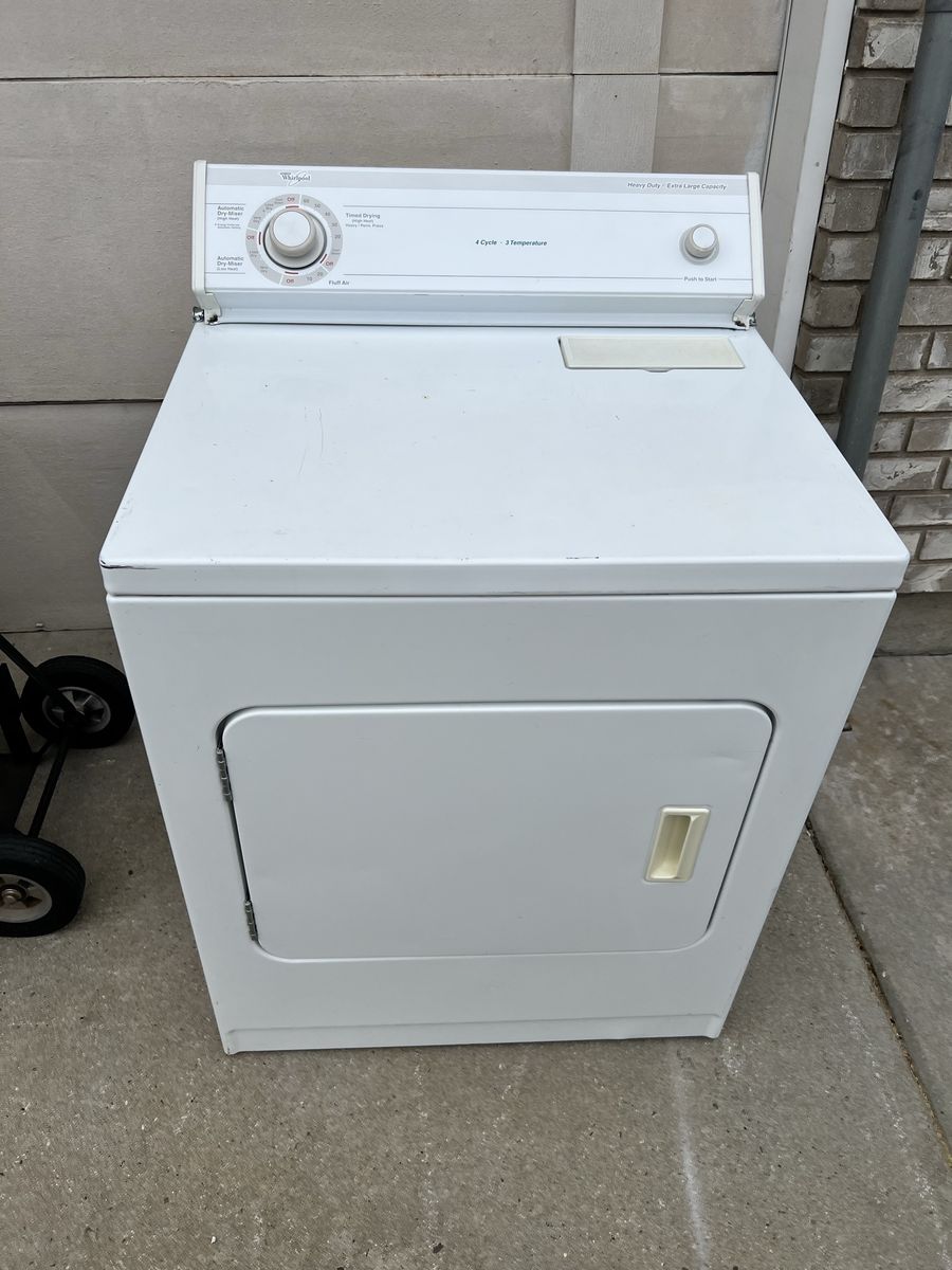Whirlpool electric dryer