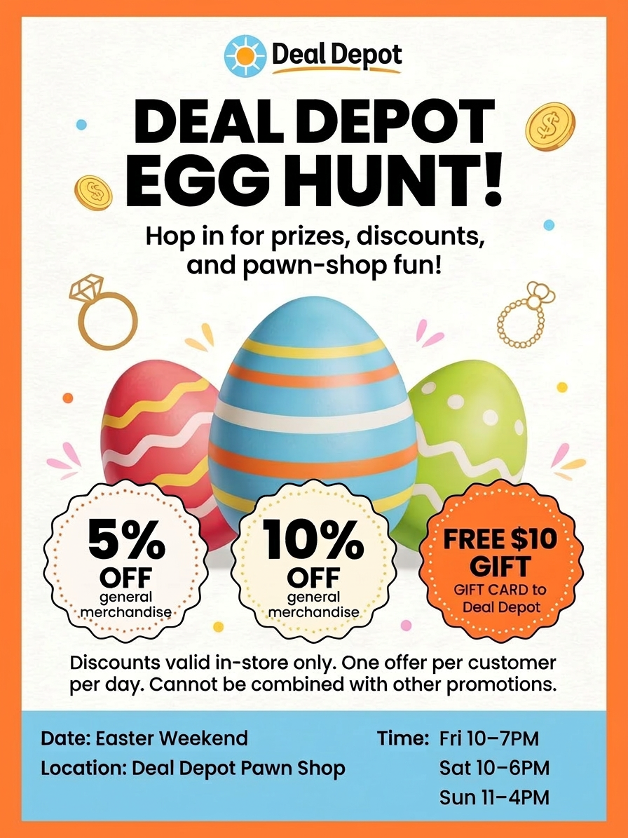 Deal Depot Easter Egg Hunt
