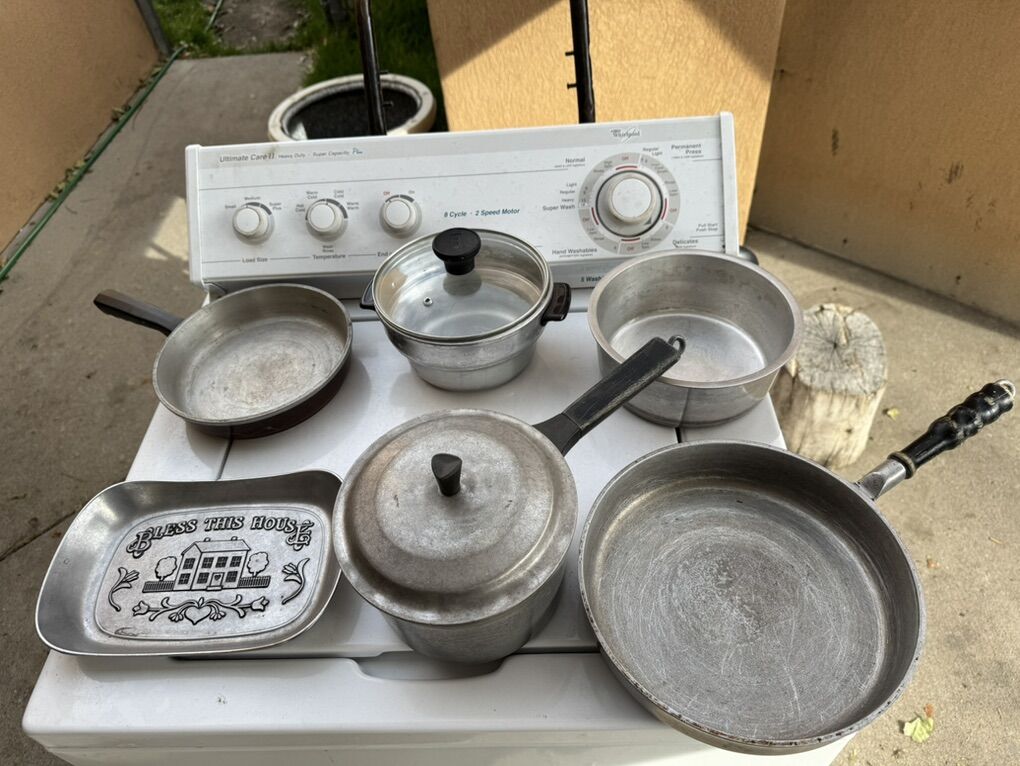 Pot and pan Aluminum cast SET